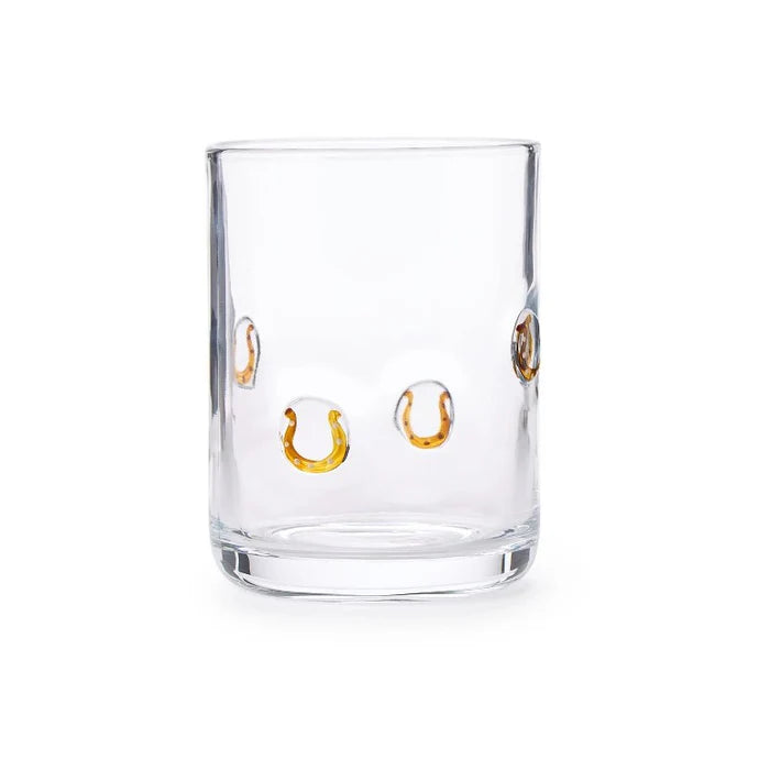 Brown Horseshoe Double Old Fashioned Glasses