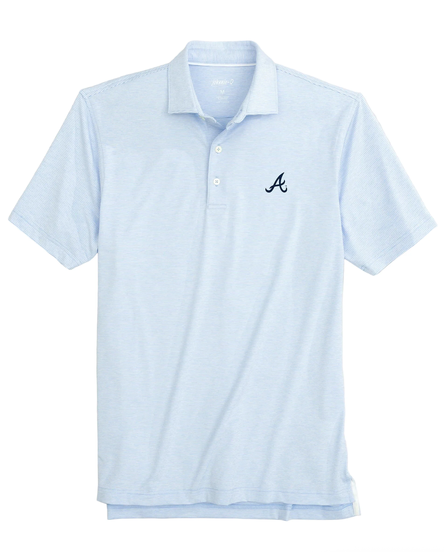 Atlanta Braves Lyndon Striped Cooperstown Jersey Performance Polo