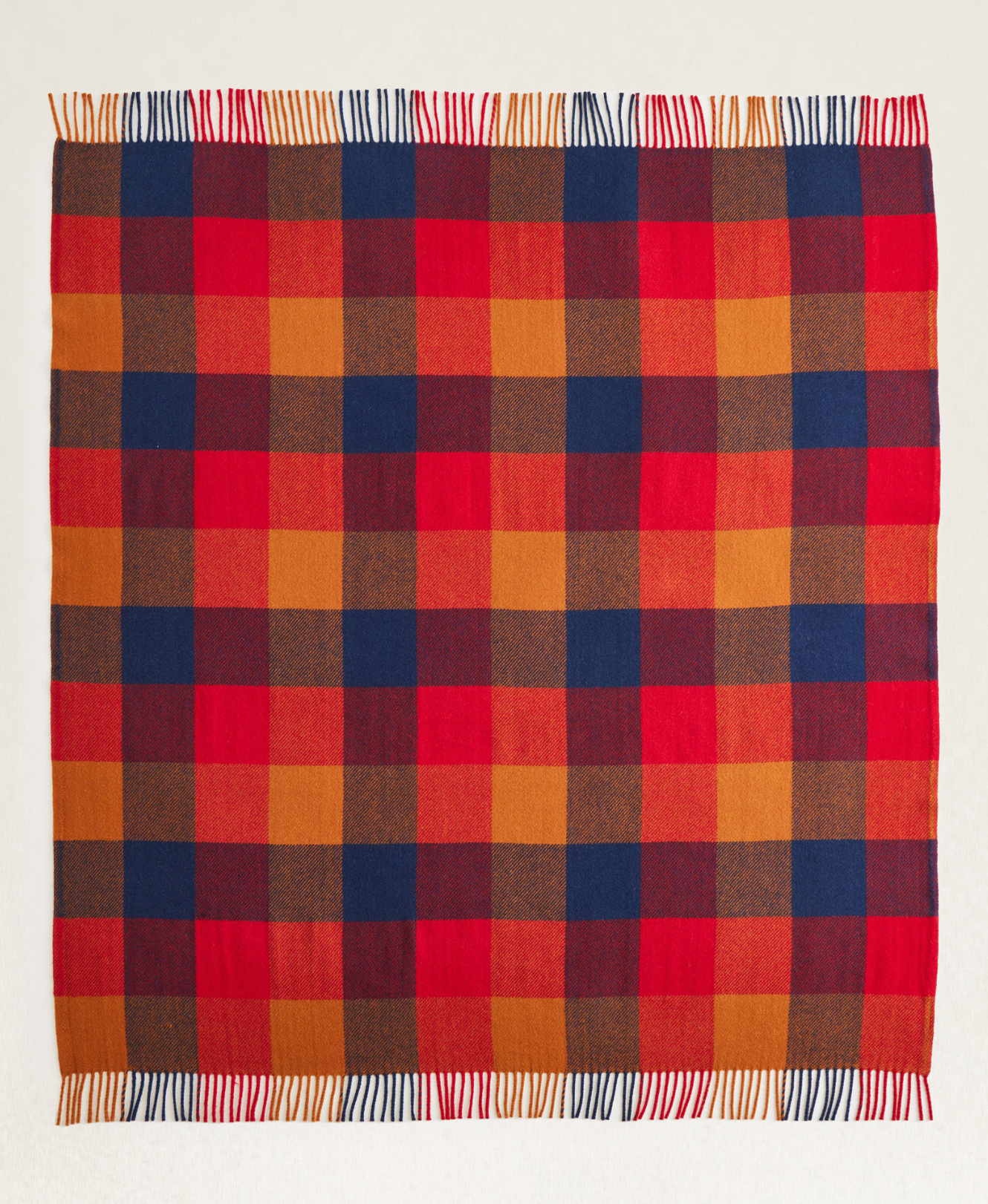 Eco-wise Washable Throw Copper Red