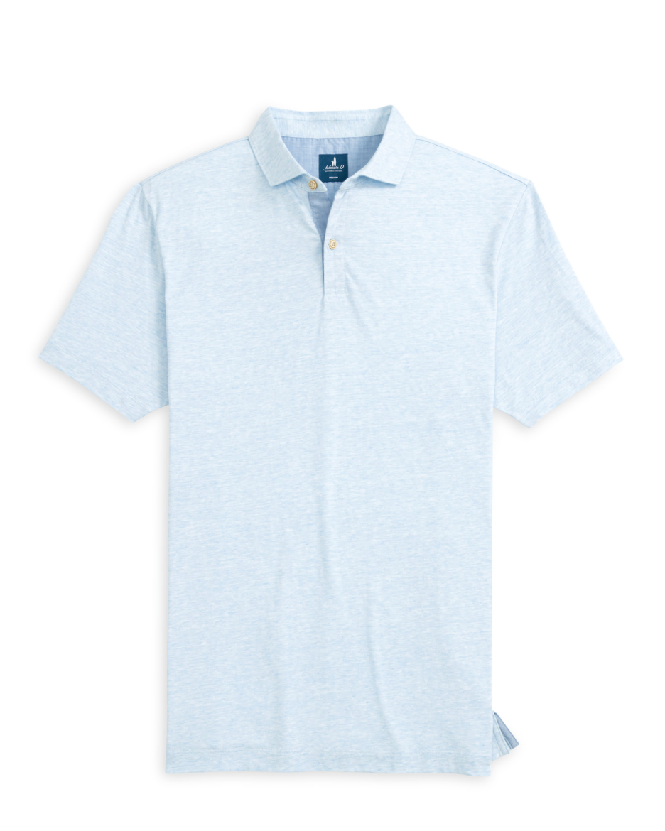 Starnes Heathered Cotton Blend Polo