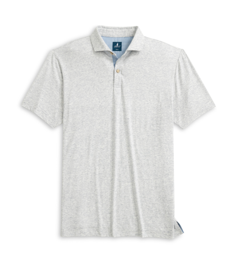 Starnes Heathered Cotton Blend Polo