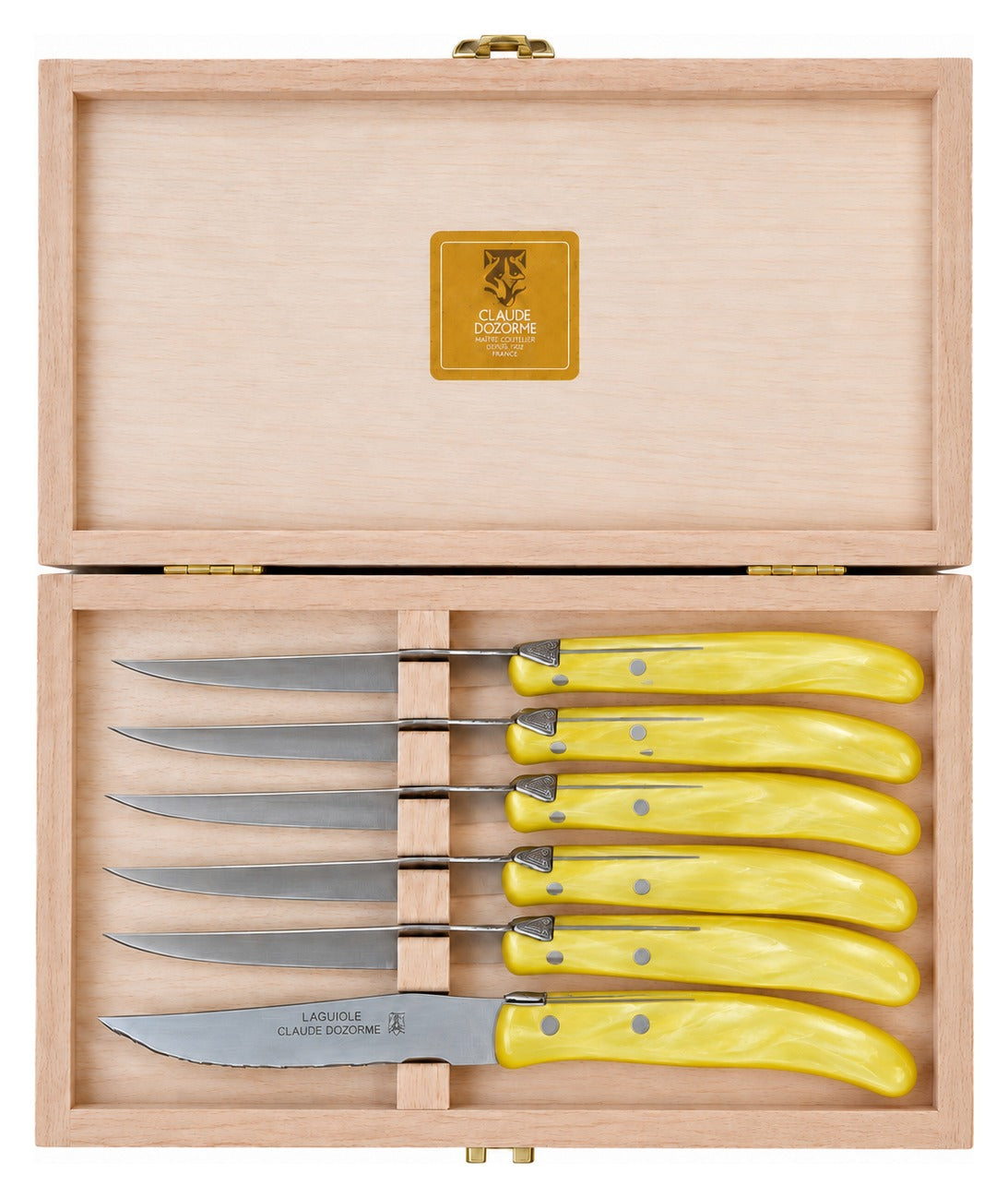 Berlingot Steak Knife Set of 6 - Yellow