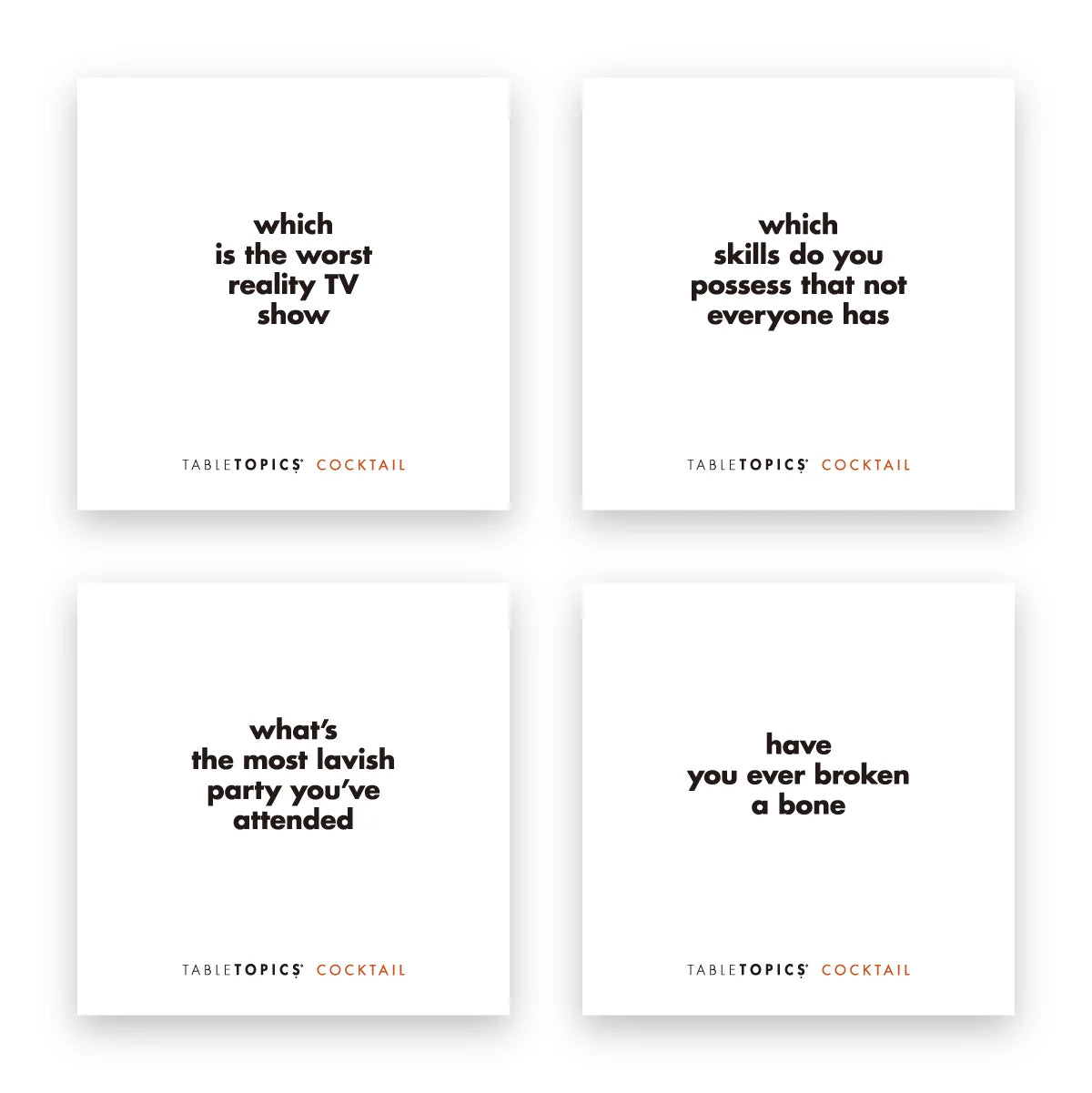 Cocktail Conversation Starters