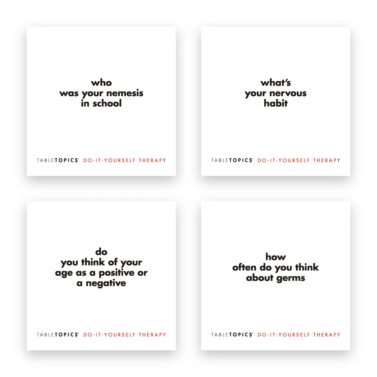 Do-It-Yourself Therapy Conversation Starters