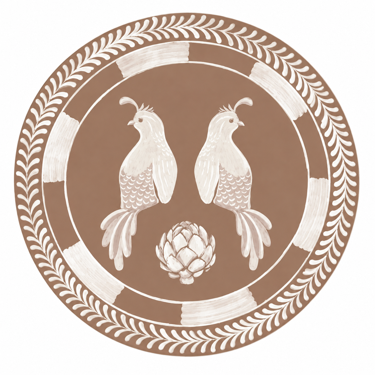 Quails Dessert Paper Plates