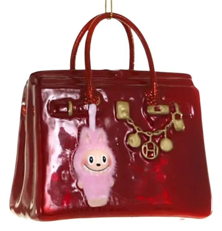 Luxe Bag with Monster Ornament