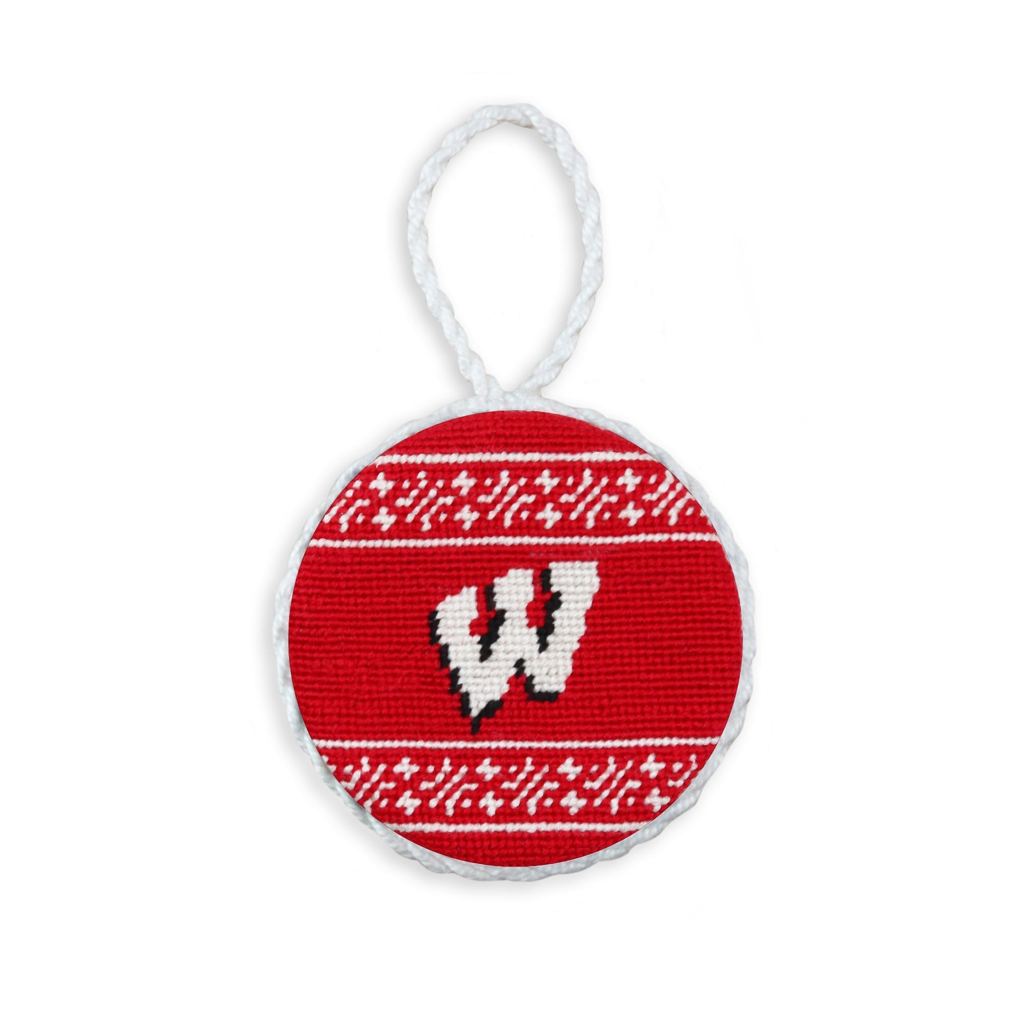 Wisconsin Fairisle Ornament