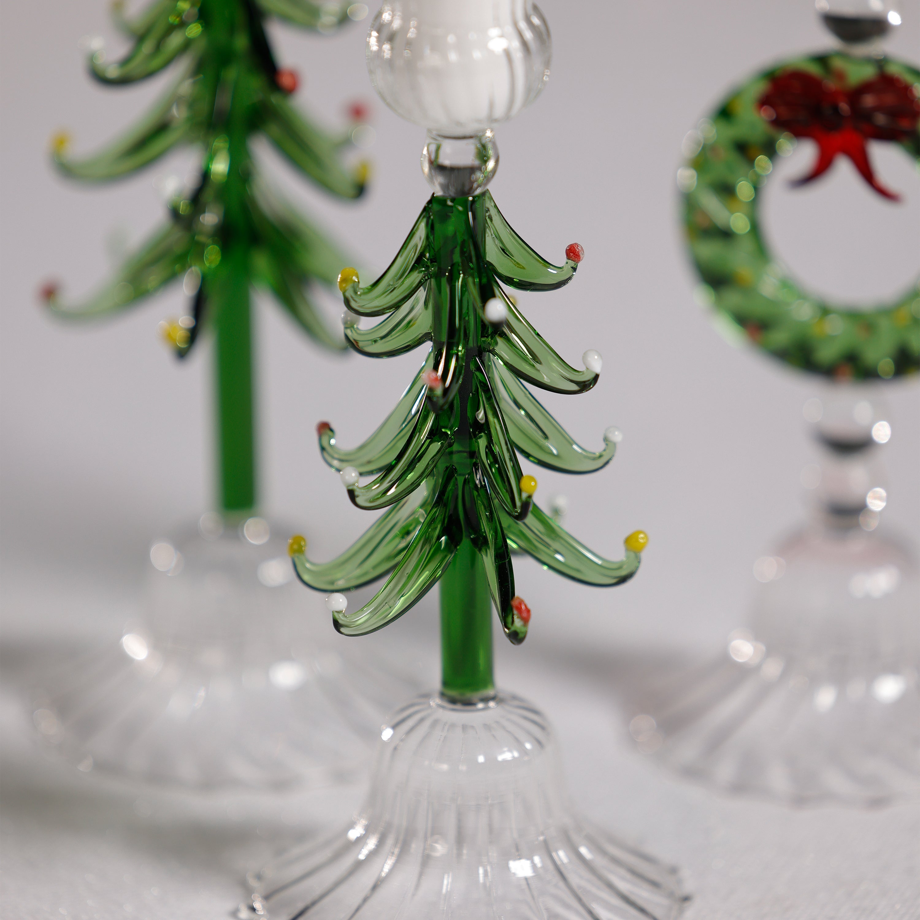 Holiday Tree Taper Holder - 8.25 in
