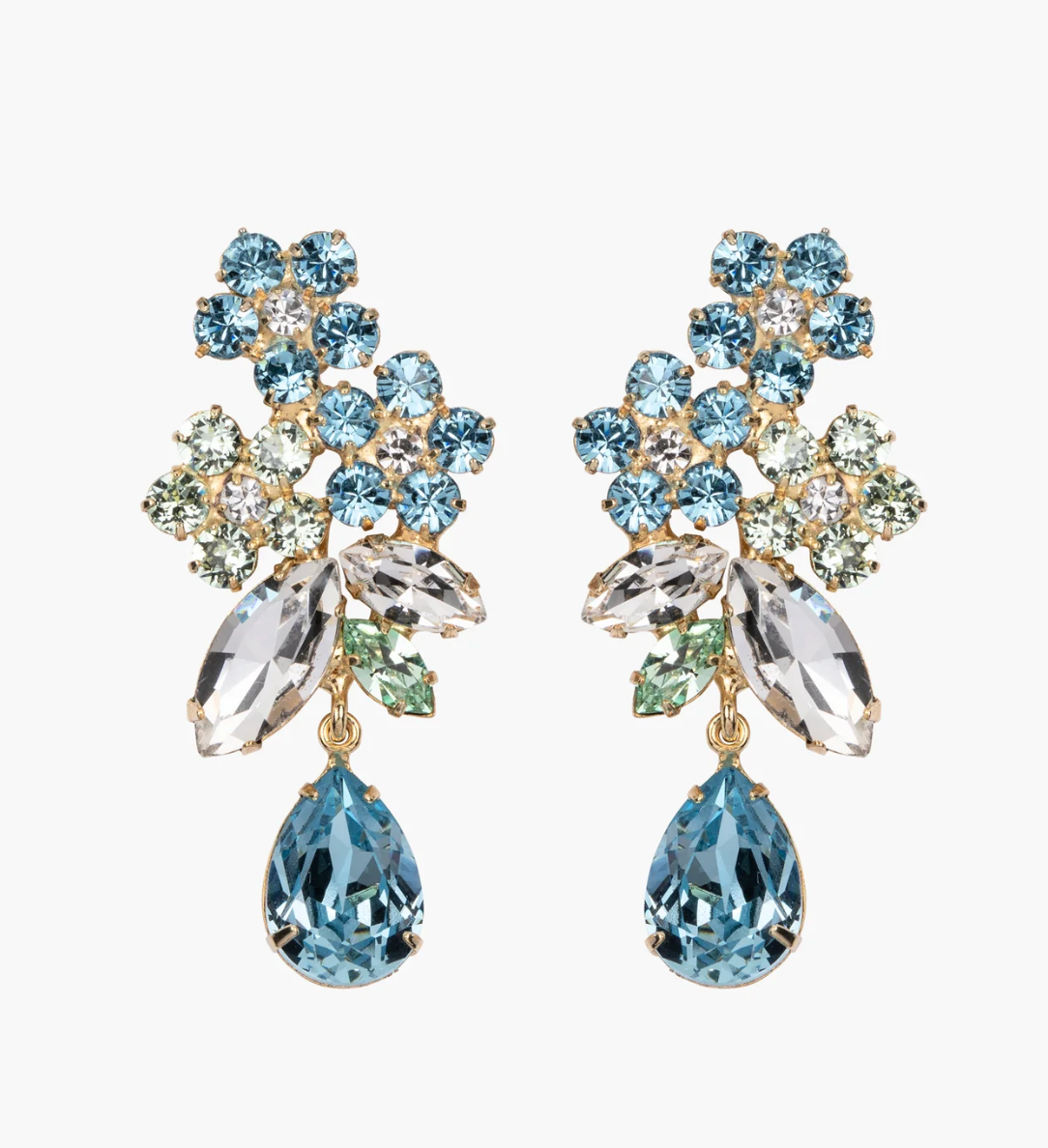 Bouquet Earrings - Bluebell
