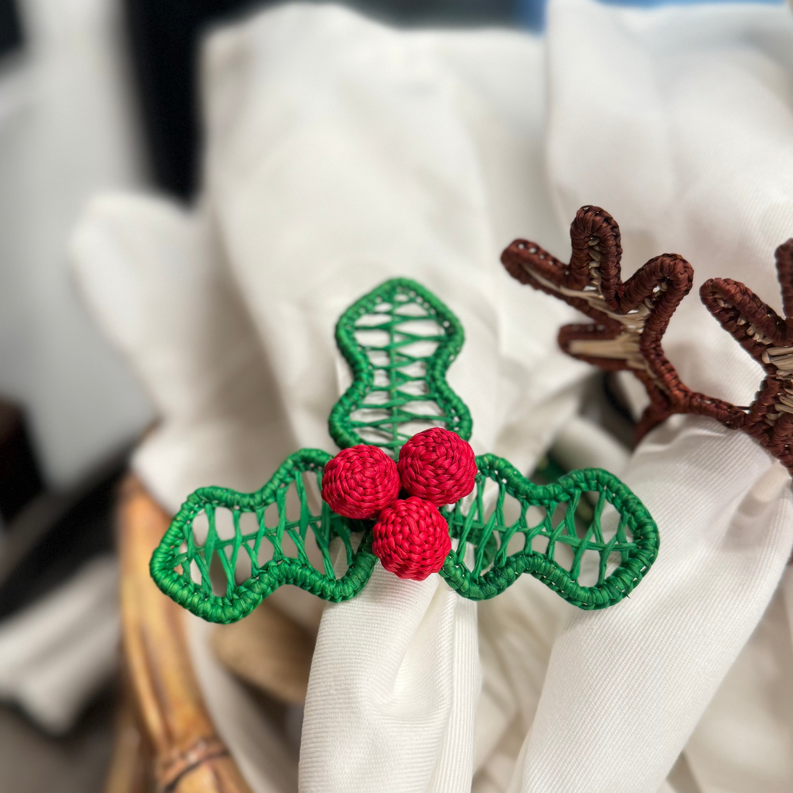 Mistletoe Napkin Ring