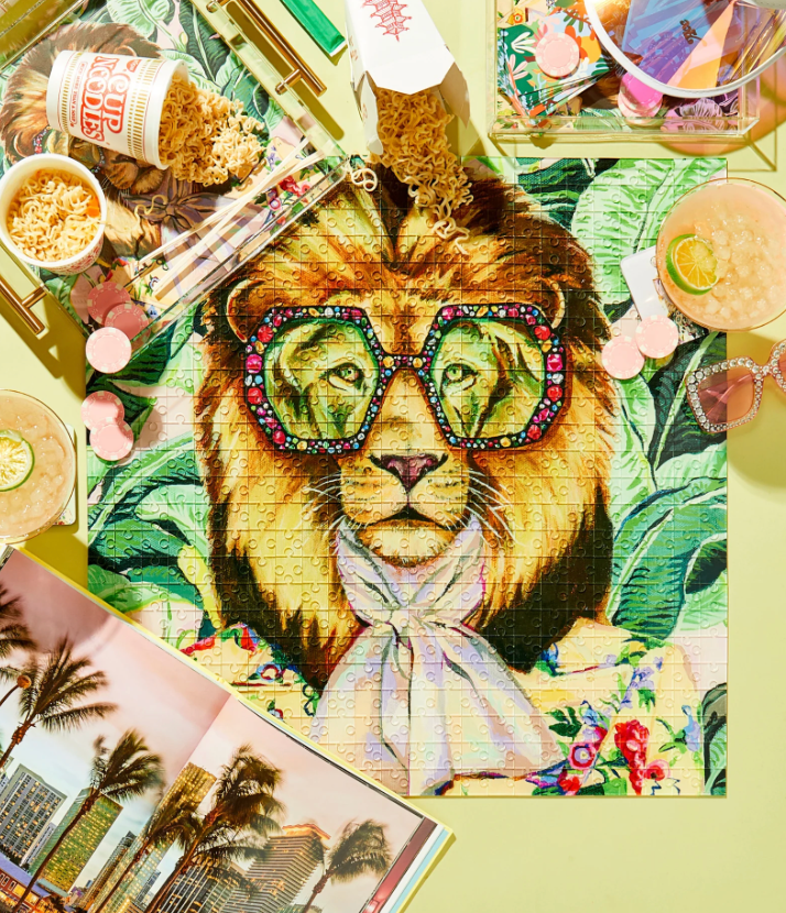 Louis the Lion Acrylic Puzzle