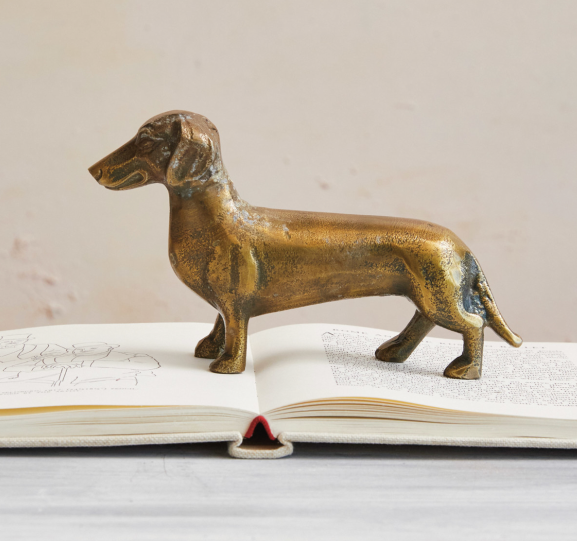 Cast Aluminum Dachshund