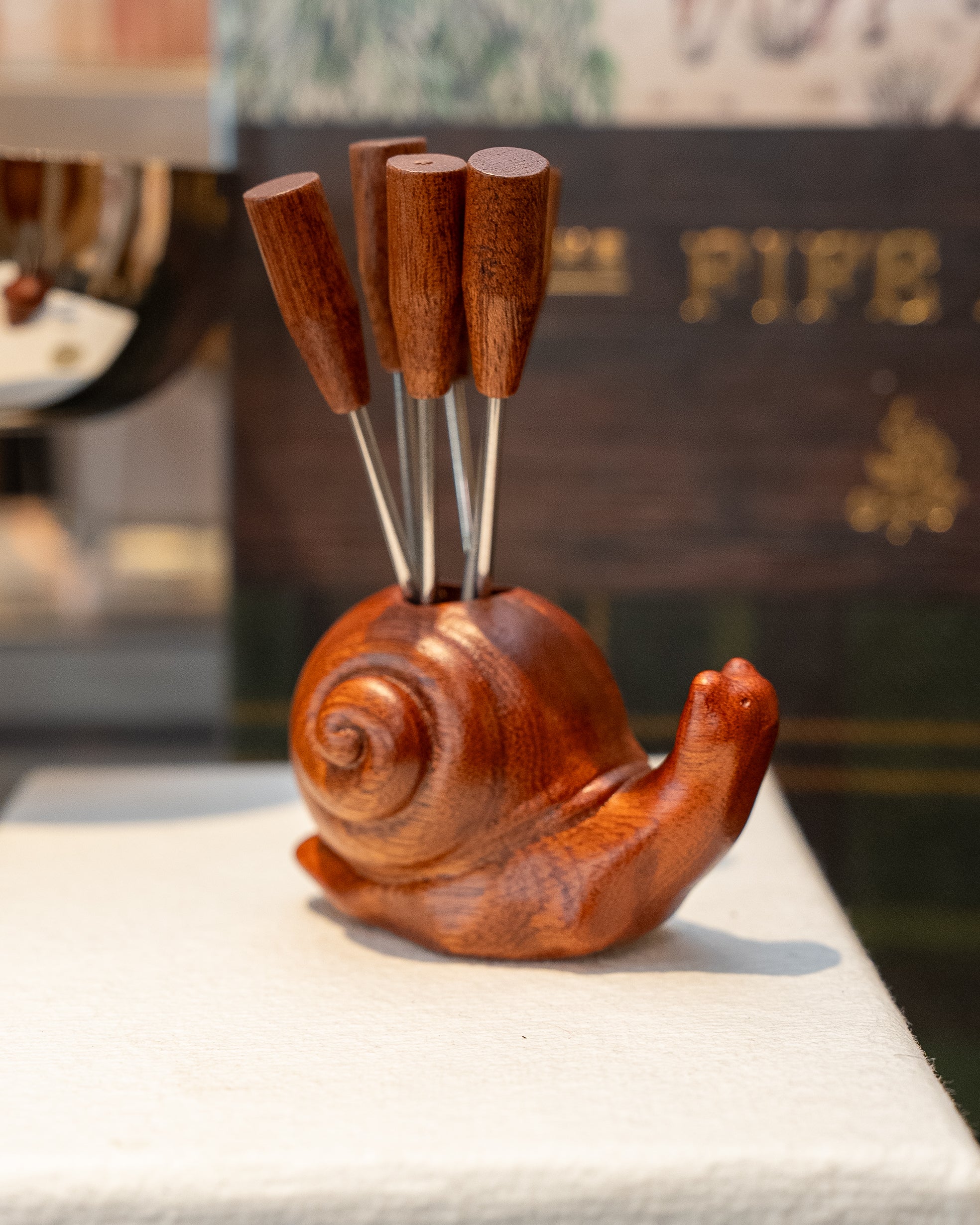 Snail Appetizer Pick Holder