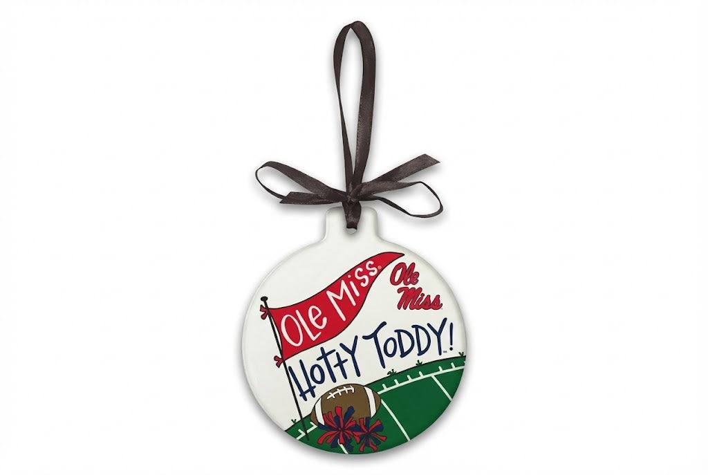Ole Miss Stone Ornament