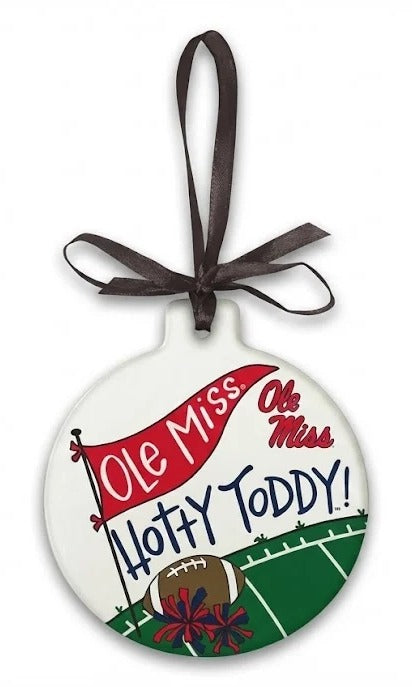 Ole Miss Stone Ornament