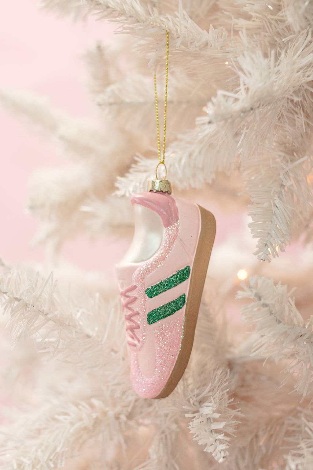 Pink Sneaker Ornament