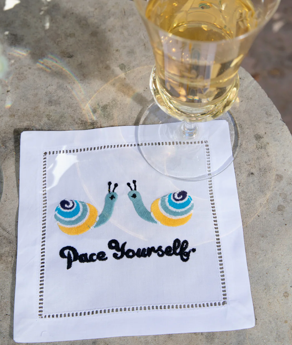 Pace Yourself Cocktail Napkins