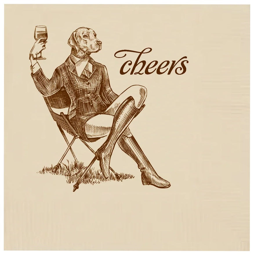 Cheers Lab Cocktail Napkins