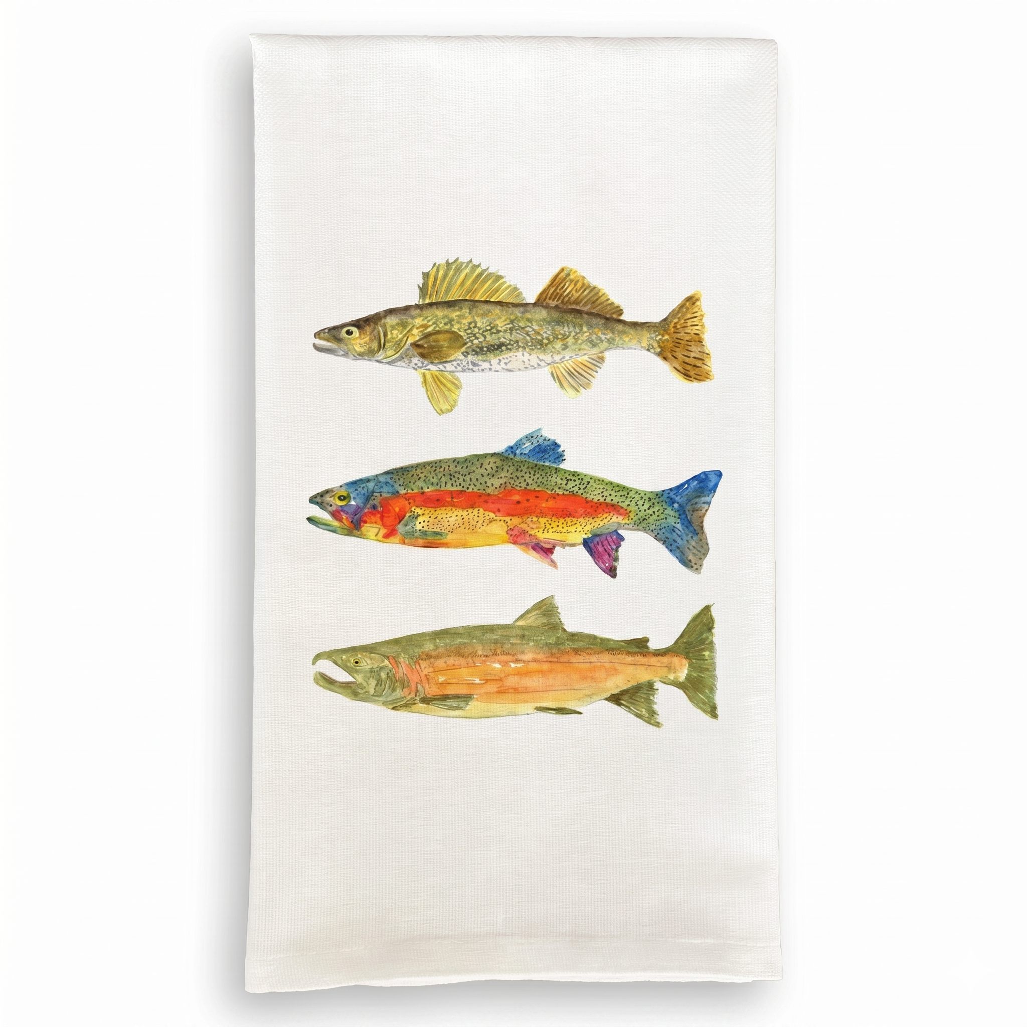 Lake Fish Dish Towel