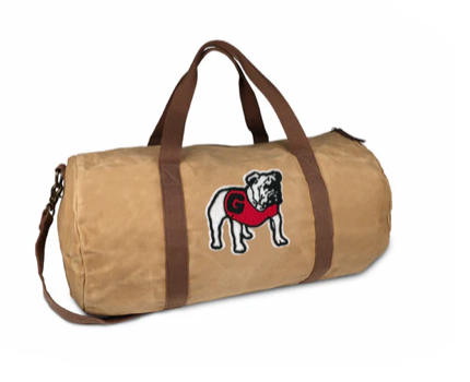 Georgia Bulldogs Dog Waxed Canvas Club Bag