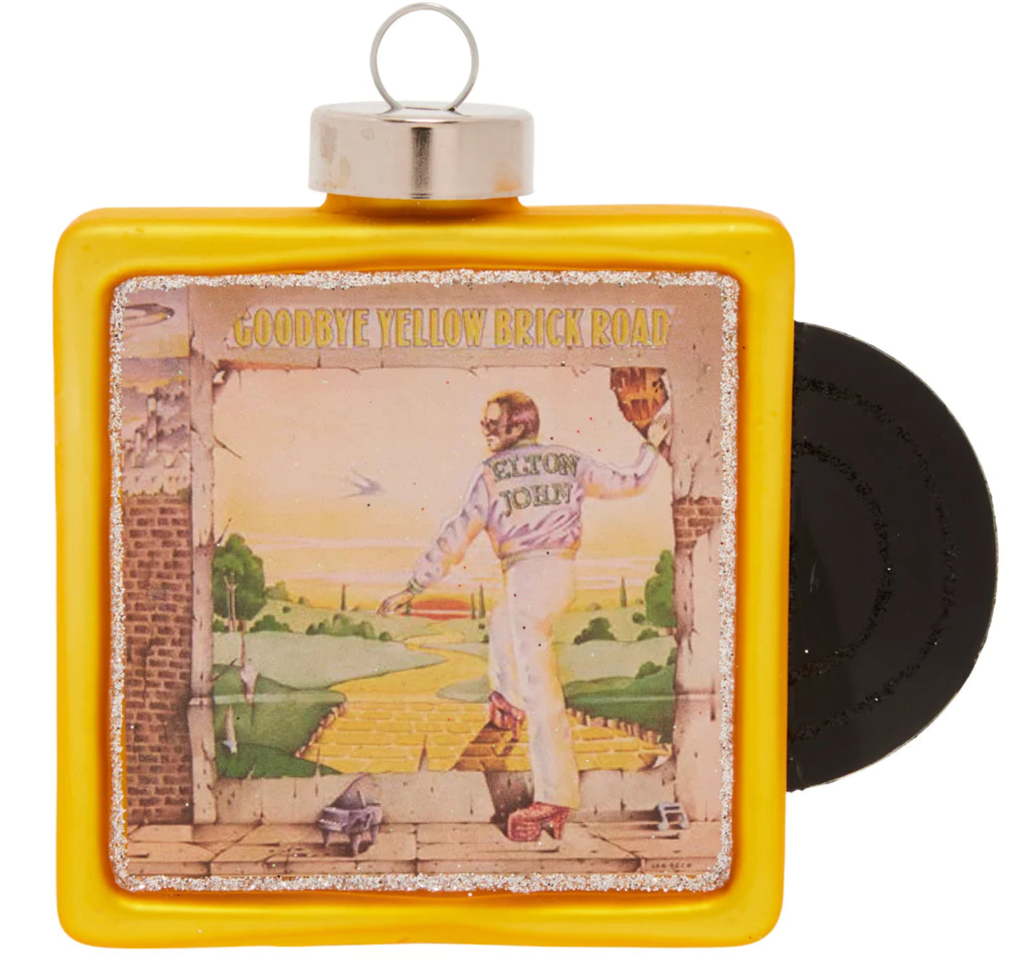 Goodbye Yellow Brick Road Elton John Album Cover Ornament