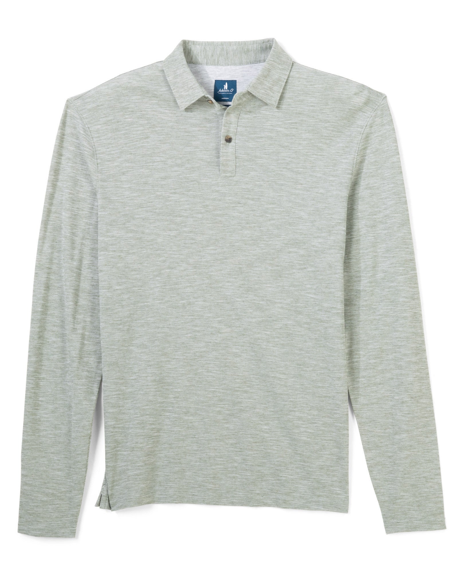 Long Sleeve Slub Pique Polo