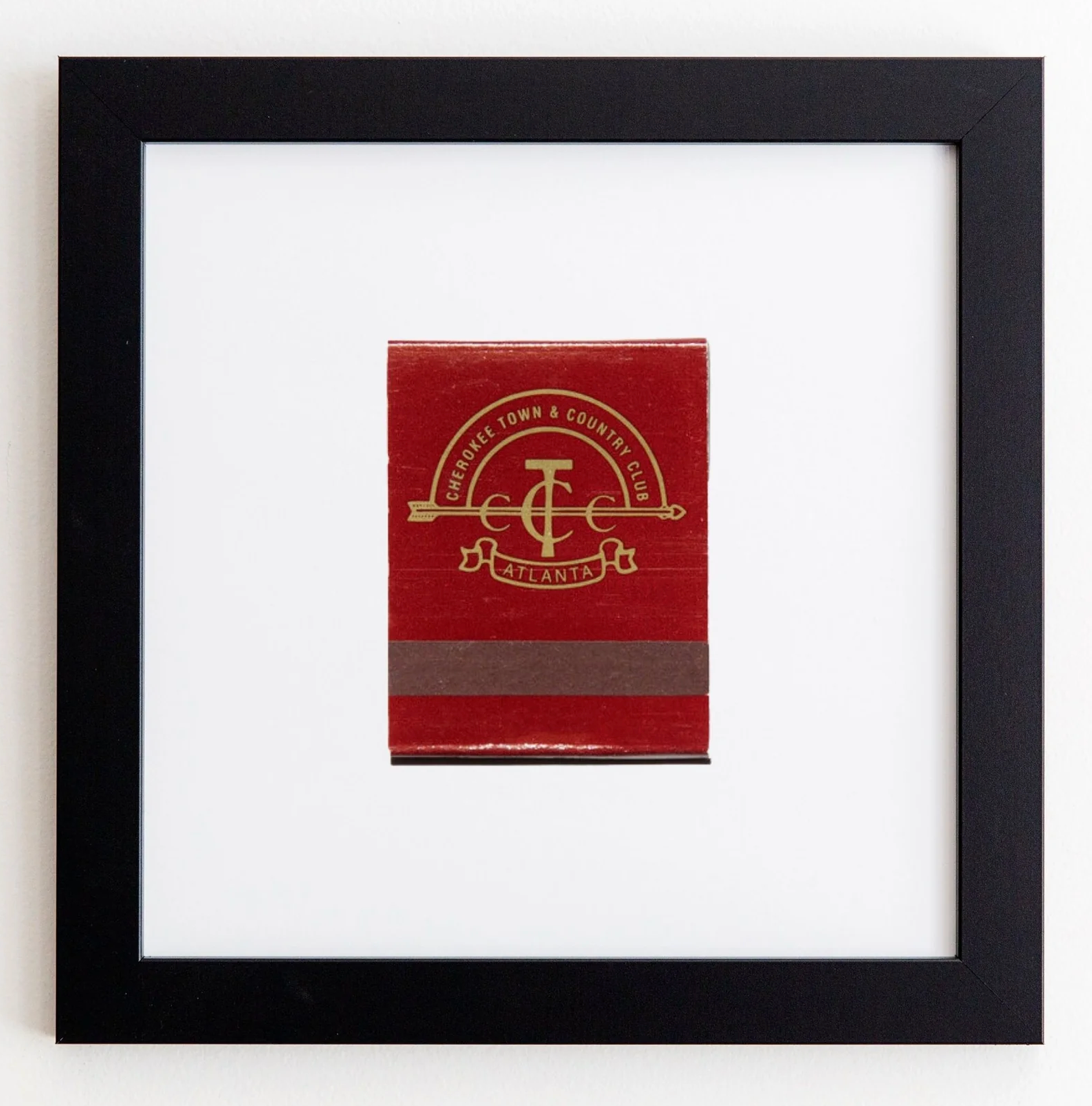 Cherokee Town and Country Club Matchbook Print