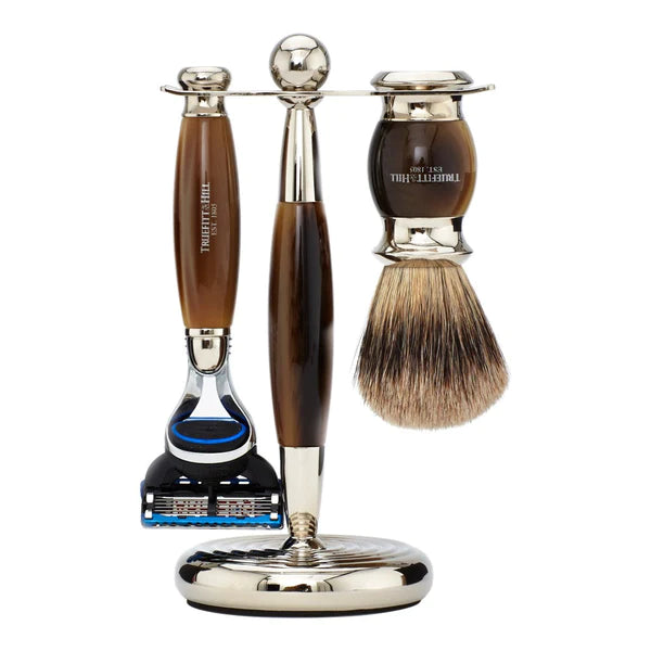 Edwardian Collection Shaving Brush & Razor Set