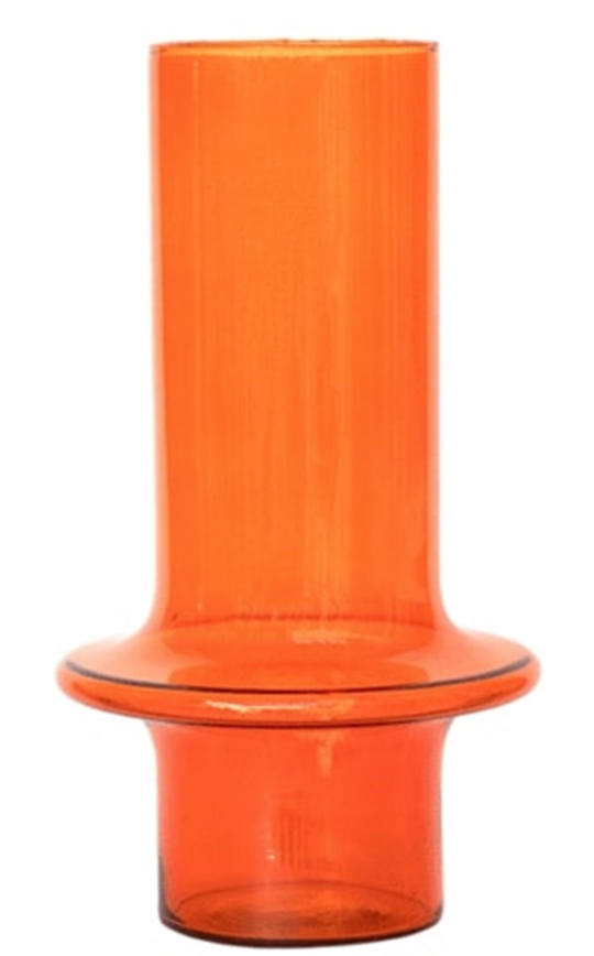 BIDK Vase Recycled Glass Paprika