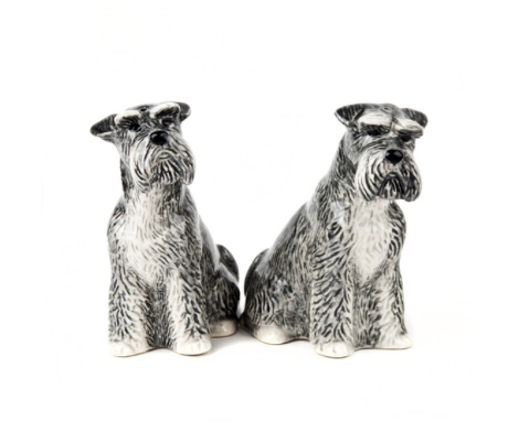 Schnauzer Salt & Pepper Shakers