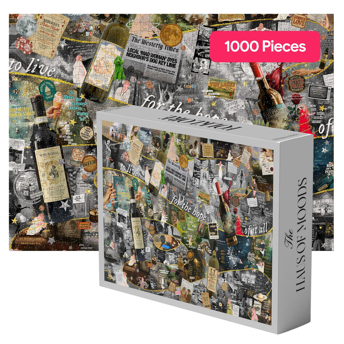 Folklore Lyrics & Easter Eggs Puzzle - 1000 Pc