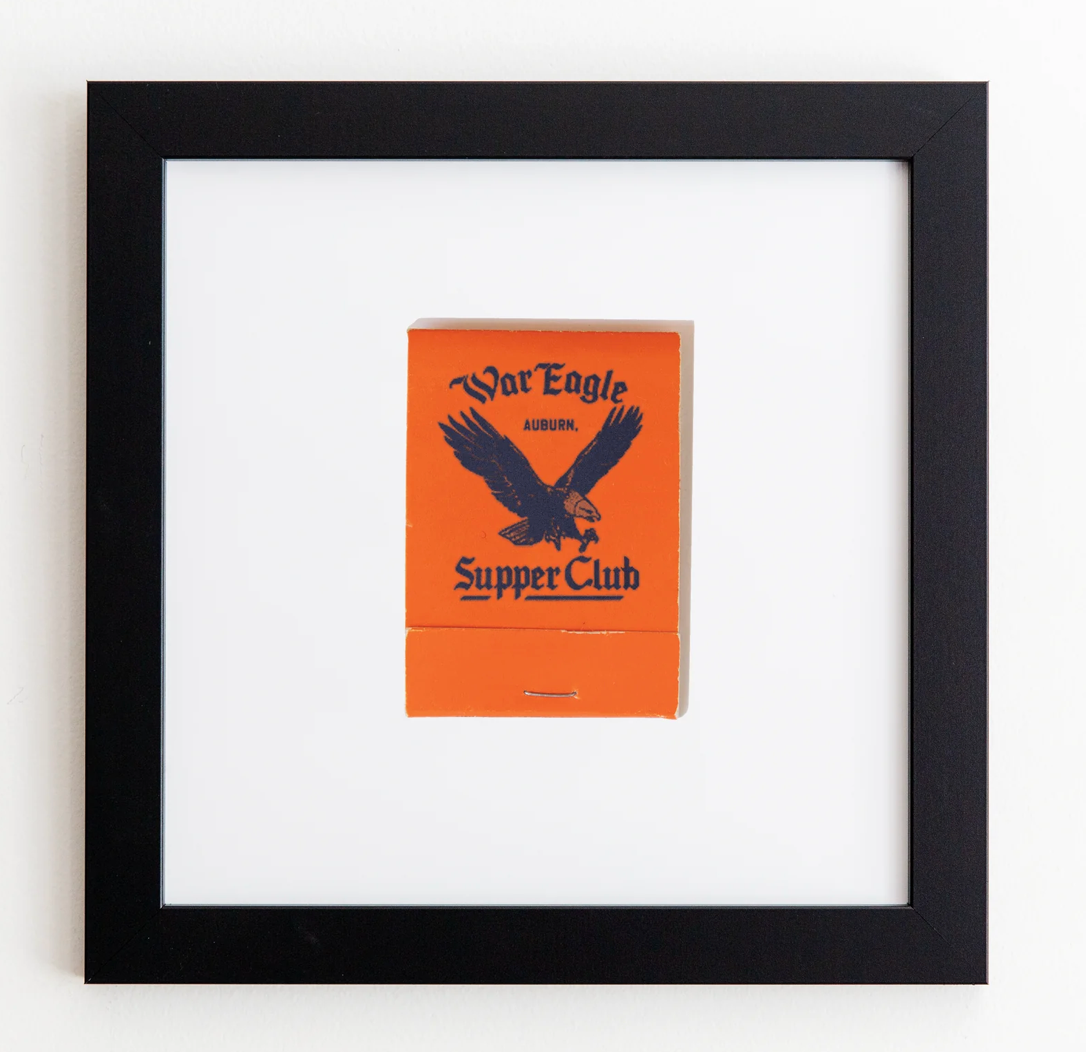 War Eagle Supper Club Matchbook Print