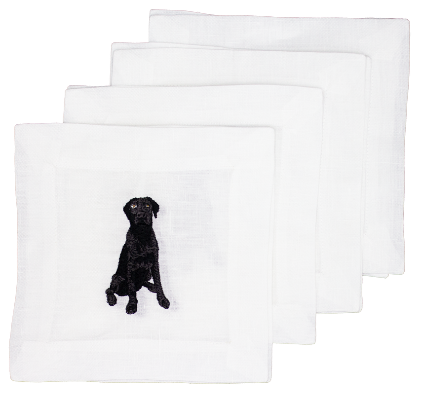 Black Lab Cocktail Napkins