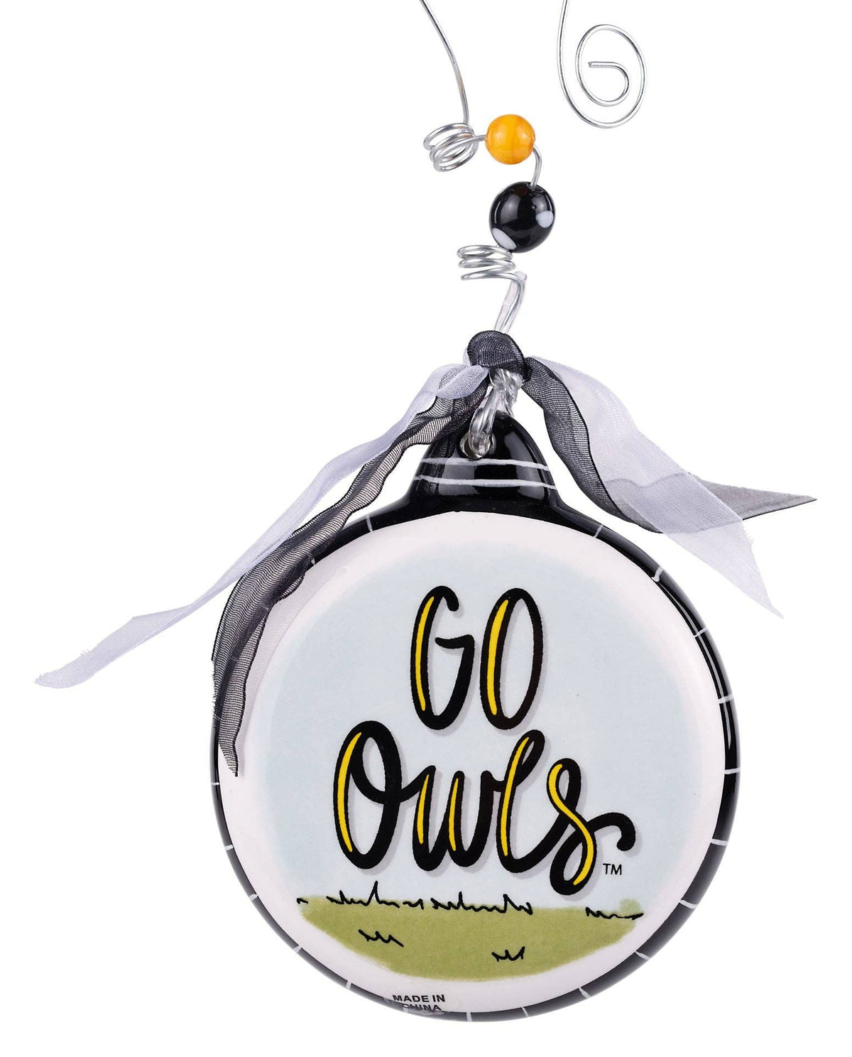 Kennesaw State Mascot Puff Ornament