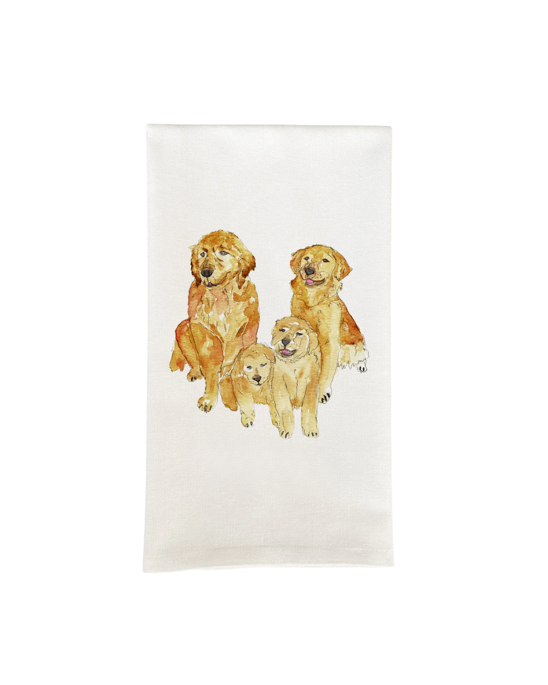 Pawfection Golden Dish Towel