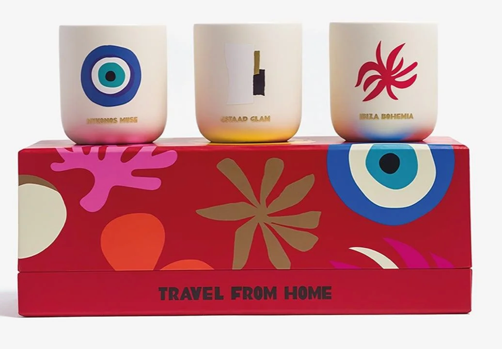Travel from Home Mini Candle Set