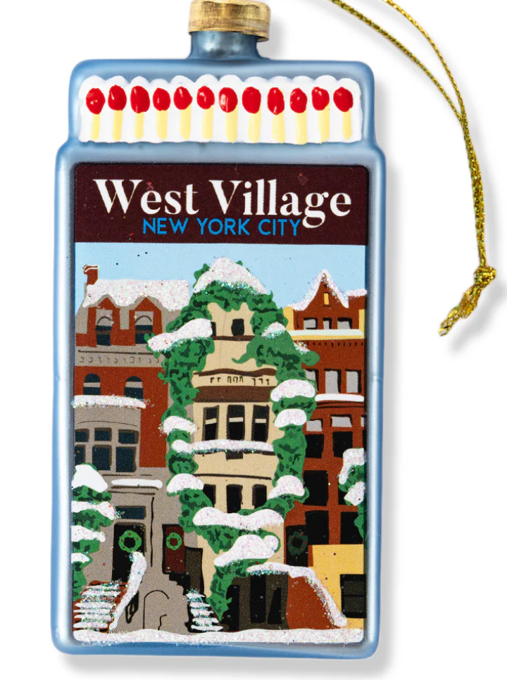 Matchbook Ornament - West Village