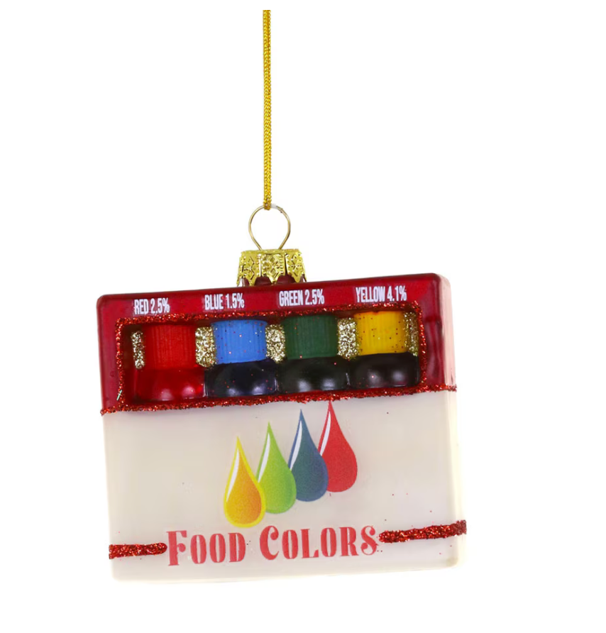 Vintage Food Colors Ornament