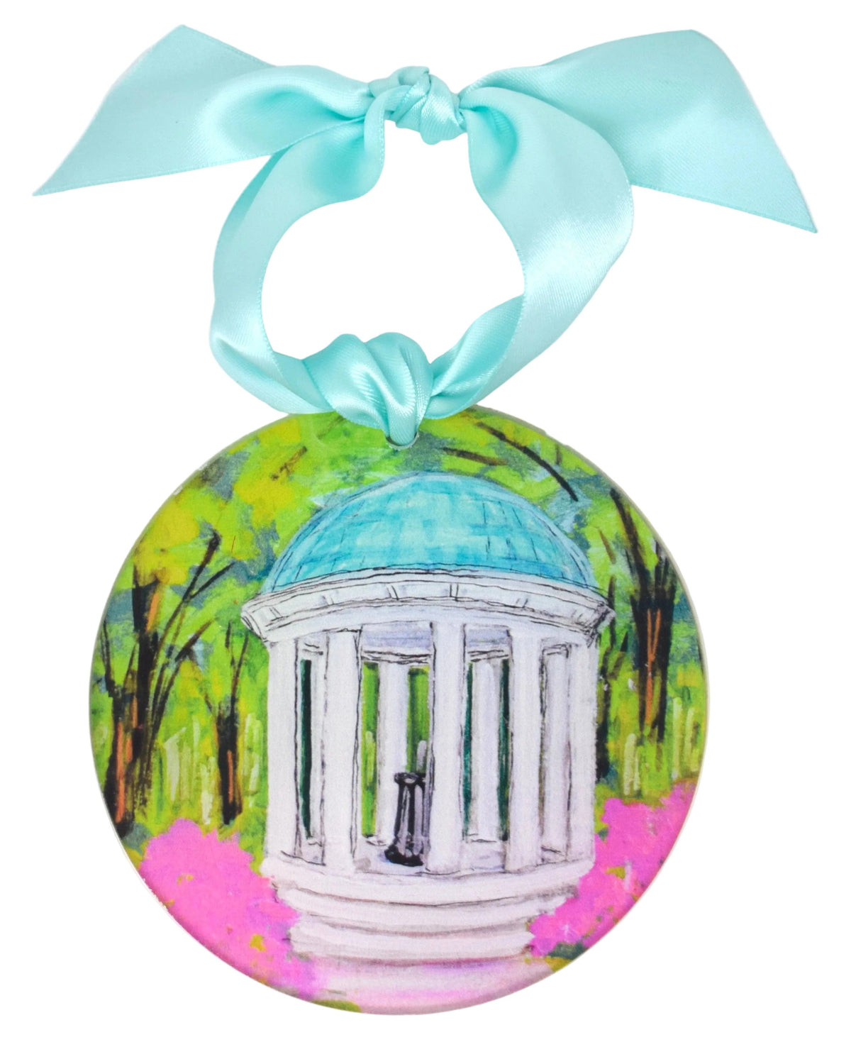 UNC Landmark Acrylic Disc Ornament