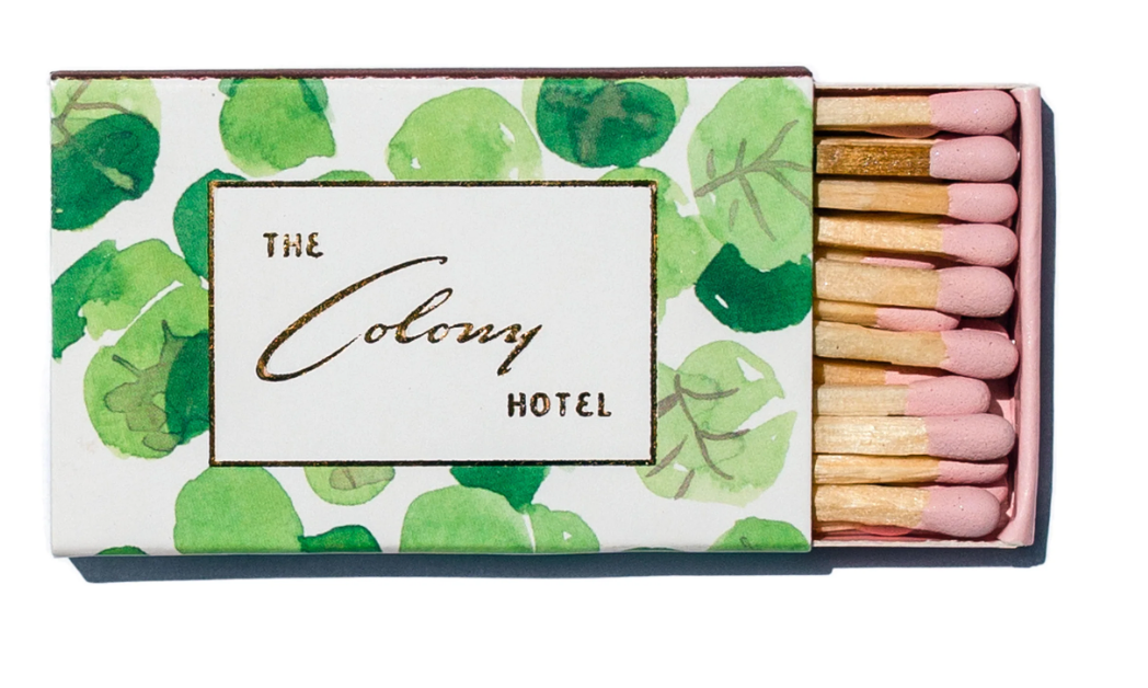 The Colony Hotel Matchbook - Print Only