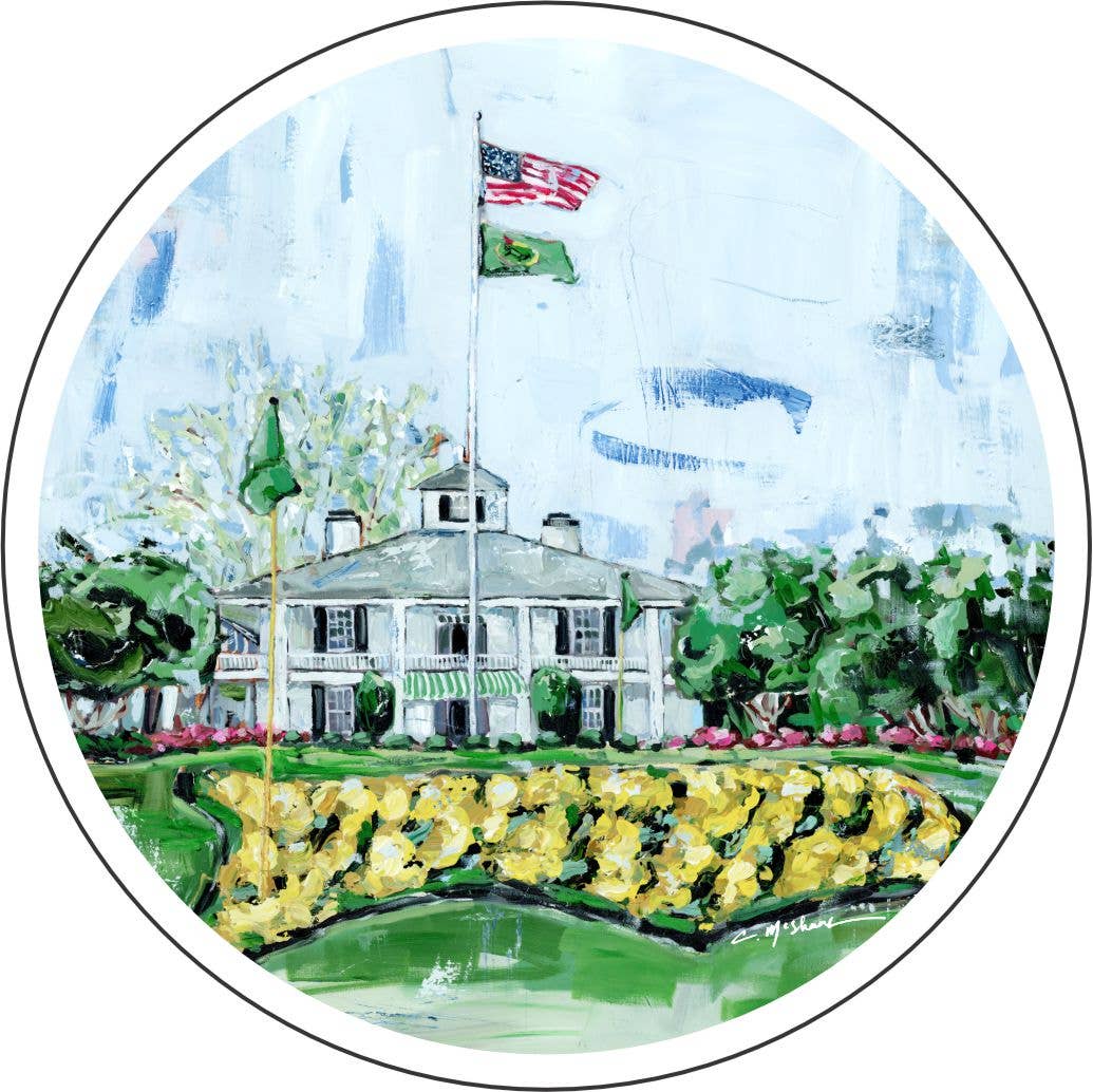 The Golf Clubhouse Vinyl Removable Sticker
