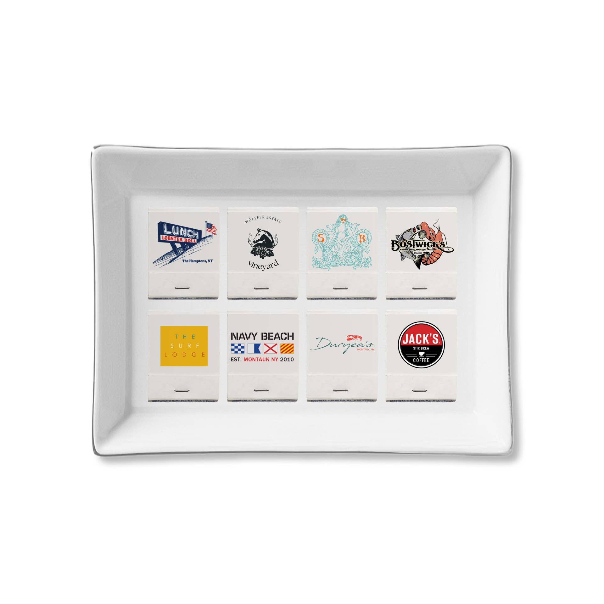 Hamptons Matches Ceramic Tray
