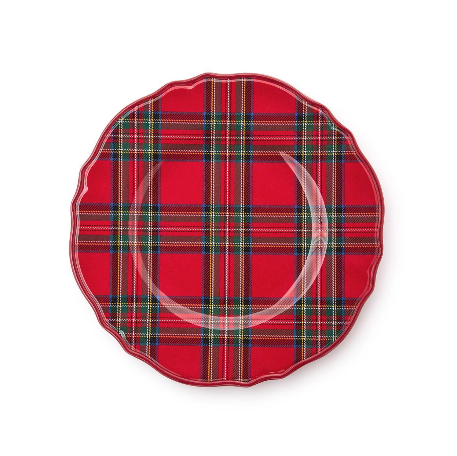 Tartan Melamine Salad Plates