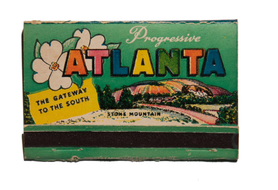 Atlanta (Front) Matchbook Print - Print Only