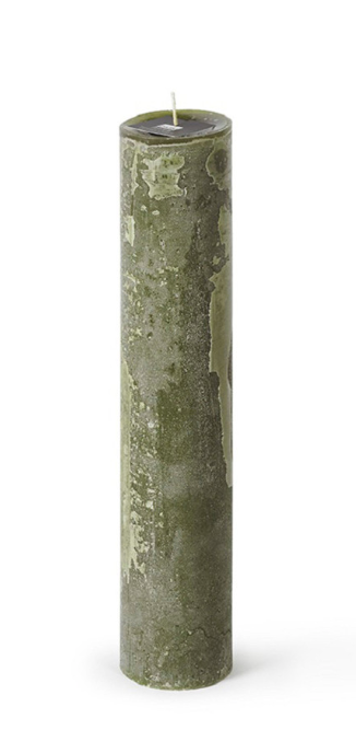 Dark Green MEDIUM PILLAR CANDLE 2.75"X13.75"H