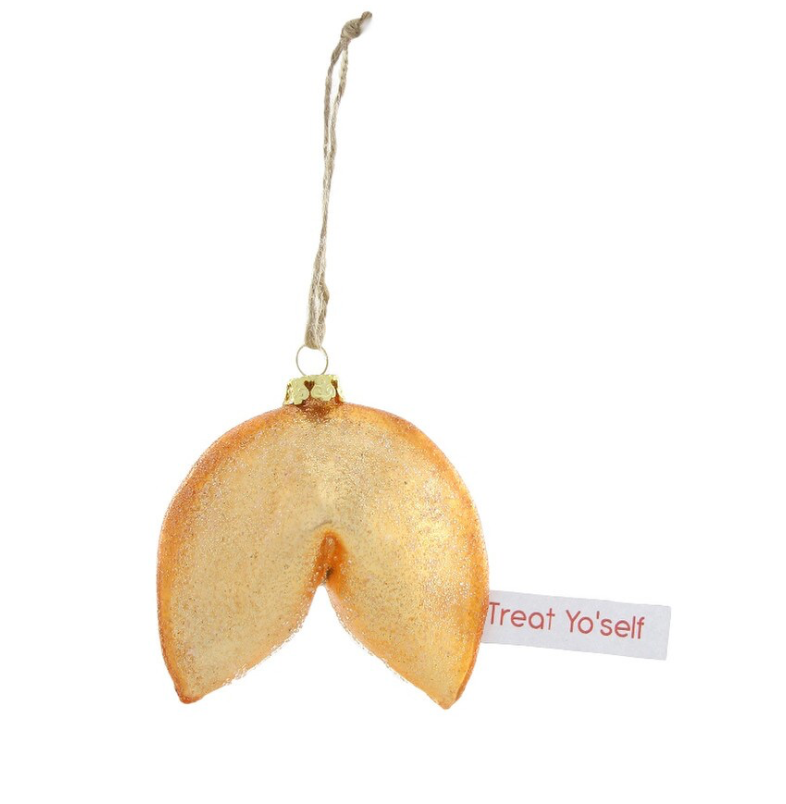 Treat Yo Self Fortune Cookie Ornament