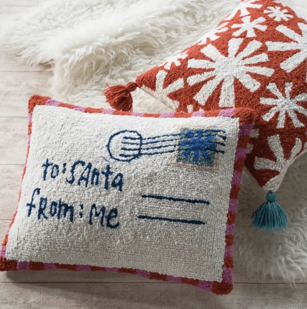 Dear Santa Hook Pillow