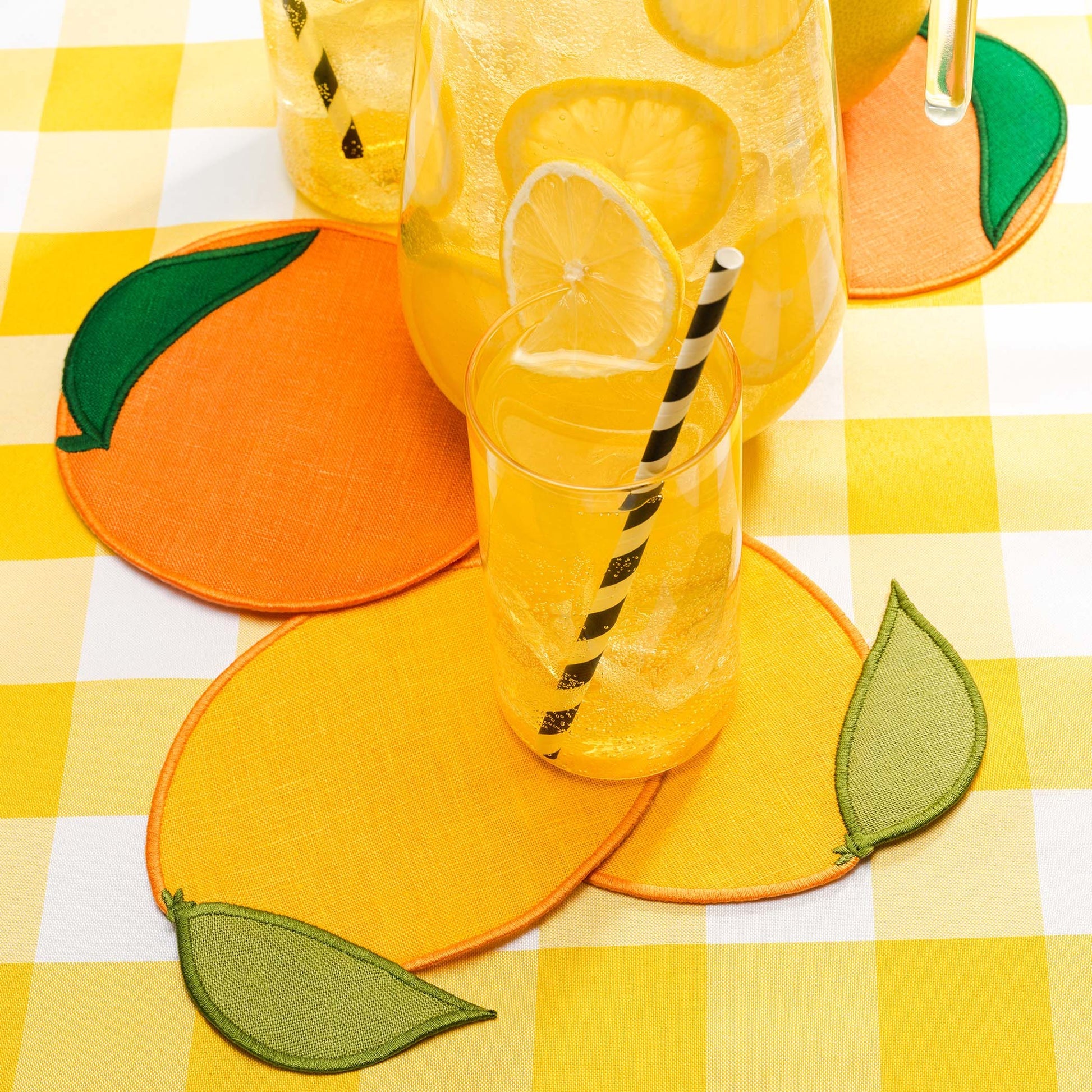 Citrus Cocktail Napkins (Set of Four)