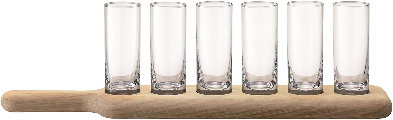 PADDLE VODKA SET & OAK PADDLE