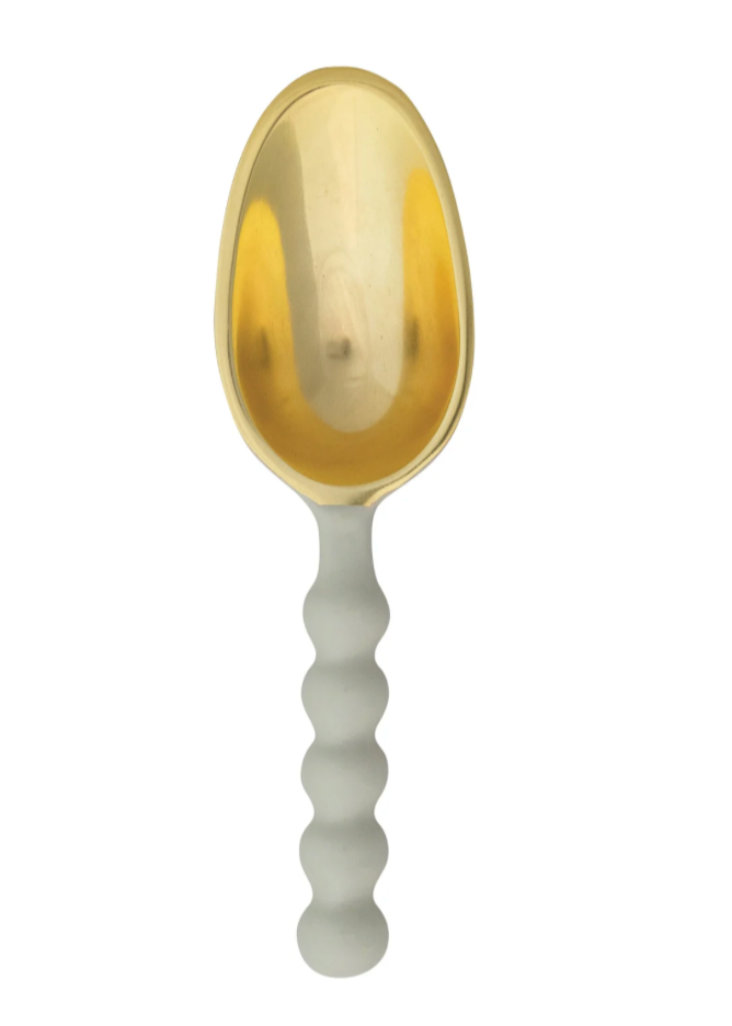 Gold and Mint Aluminum Scoop